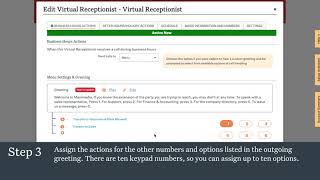 How to Set Up Your Virtual Receptionist  with Ooma Office: Part 1 screenshot 5