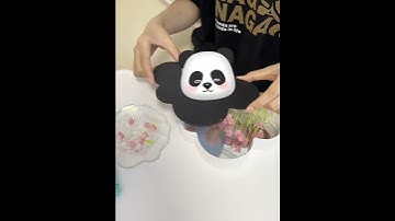 DIY Tulip Cloud Mirror Night Light For Bedroom