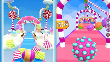 Candy ball run gameplay walkthrough MAX Level part 9 #gaming #mergegames #androidgames