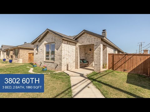 3802 60th St, Lubbock, TX home video tour
