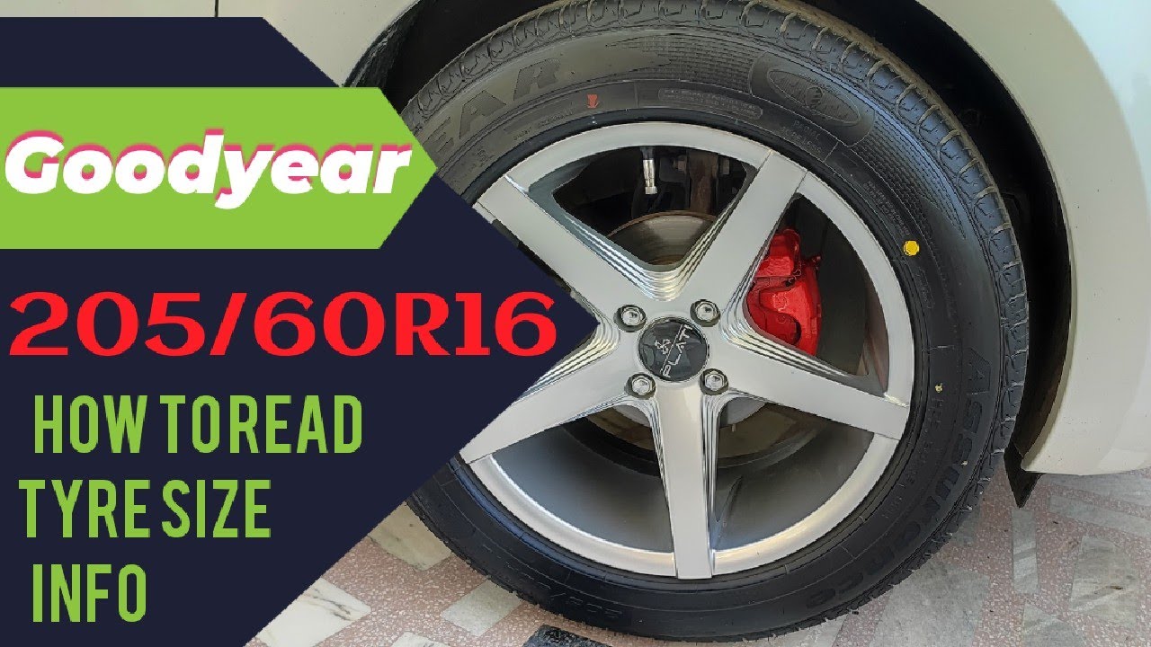 205/60R16 Goodyear RIM Protector Tyre For Swift _ How To Read Tyre