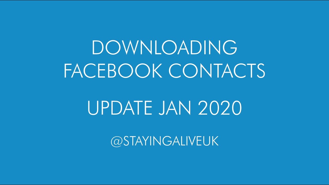 contact facebook thailand  New Update  Cập nhật Danh bạ Facebook Tải xuống - Tháng 1 năm 2020