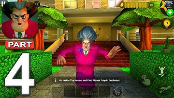 Scary Teacher 3D - Gameplay Part 4 - Chapter 1 Prank Miss T (Android, iOS)