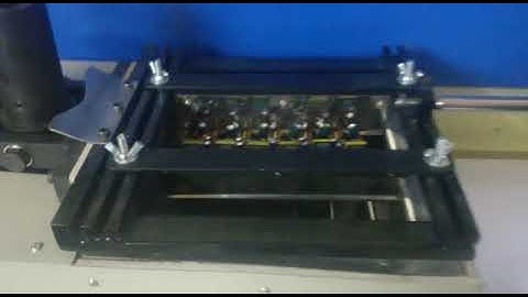 SEMI MANUAL DIP SOLDERING MACHINE