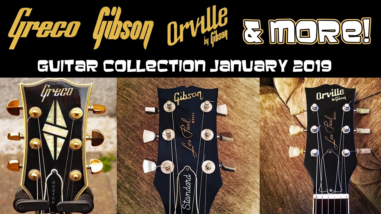 Gibsons, Greco's, Fenders, Orville's, Ibanez, Edwards and more! My