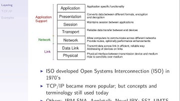 Networking and Protocol Architectures (ITS323, Lecture 21, 2014)