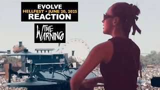 Musicians REACT to The Warning: Evolve (Hellfest, France June 20 2025)