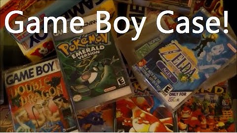 Game Boy Custom Cassette display storage (loose Gameboy games)