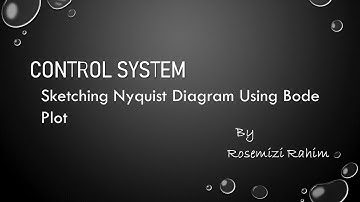 Control System:  Sketching Nyquist Diagram Using Bode Plot- Part 3/3