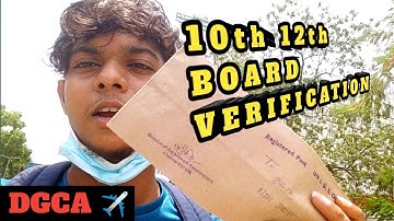 How to apply 10th 12th BOARD VERIFICATION for DGCA | Tamil Aviation |