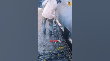 Vibration = Life of Concrete 💥This is how real slabs are compacted| #construction #site #ytshorts