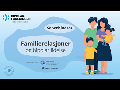 Webinar: Familierelasjoner og bipolar lidelse