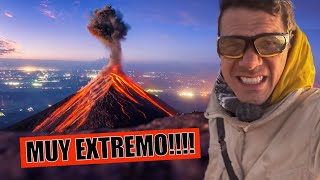 I climbed an ACTIVE VOLCANO and it ERUPTED 😱