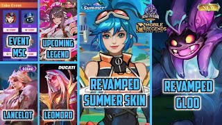 MLBB NEW UPDATE 2024 - REVAMPED FANNY SKIN SUMMER, REVAMP GLOO, FANNY LEGEND, VALENTINA MSC, DUCATI