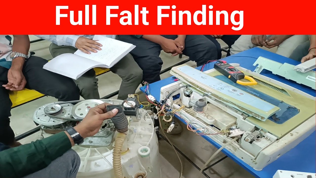 fully Automatic Washing Machine Full Falt Finding.