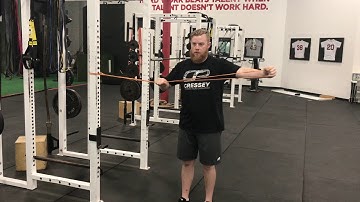 Band Resisted Horizontal Abduction to Press