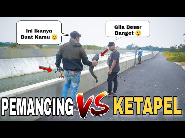 Pemancing Tidak Dapat Ikan Can Kevin Berbagi Ikan Gabus Ke Pemancing class=