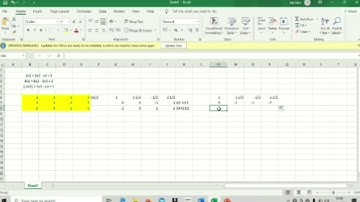 Solusi SPL dengan Metode Gauss menggunakan MS. Excel