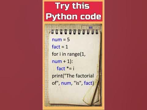 4 - Try this Python Code | Python for Beginners | Interview Questions ... image.
