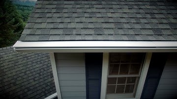 Gutter Shutter Installation Drone footage