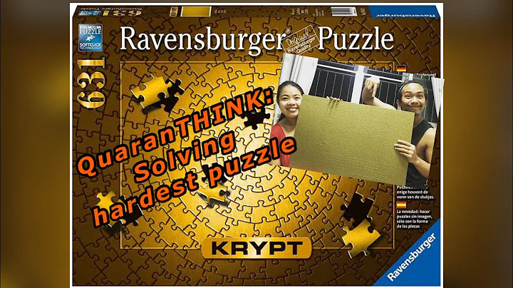 KRYPT Puzzle challenge: HARDEST JIGSAW PUZZLE solving