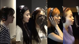 Red Velvet 레드벨벳 Queendom 레코딩 버전 (화음, 백보컬 강조) Recording Ver.