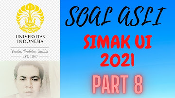 SOAL ASLI SIMAK UI 2021 mtk dasar part 8