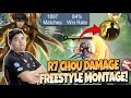 Chou freestyle  geser map  kill udah gila broo  r7 chou damage is back  full montage  mlbb