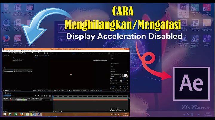 Display Acceleration Disabled??!!.. (After Effect)