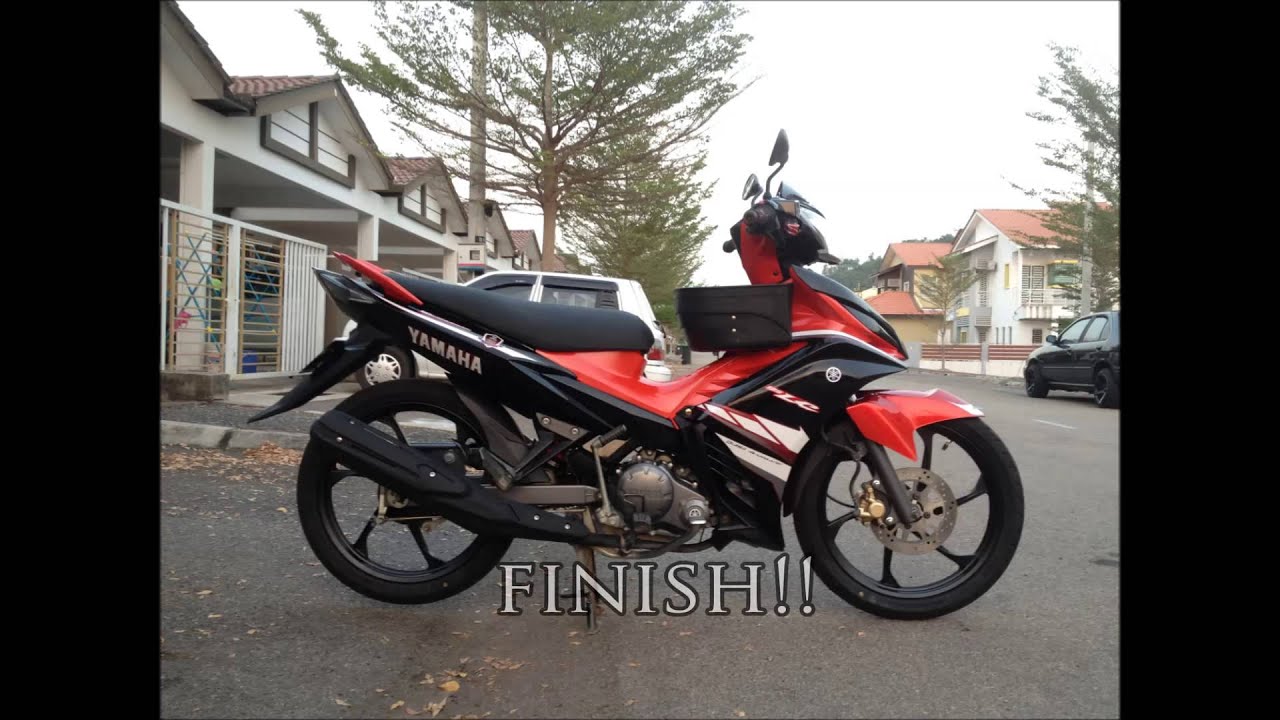Yamaha 135 lc v2 restoration (Malaysia) - YouTube