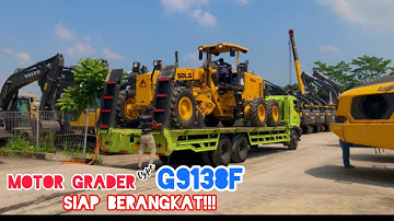 LOADING MOTOR GRADER SDLG TYPE G9138F MENAIKI SELF LOADER TRUCK!!! #trukoleng #alatberat #excavator