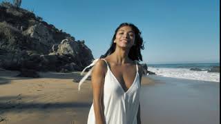 Woman Running On The Beach Free Stock Video Clipuse In Any Video Without Copyright