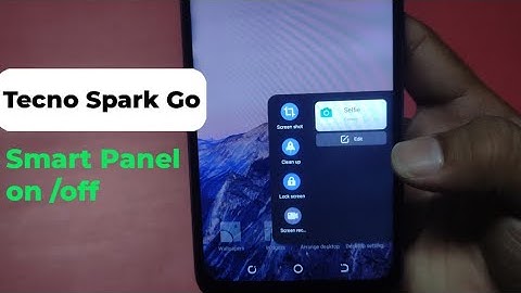 tecno spark go smart panel on / off setting