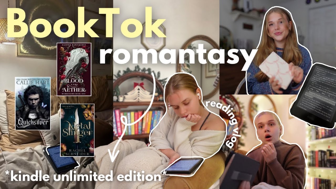 reading booktok romance fantasy ❤️‍🔥🐉⚔️  (so you don’t have to) *spoiler free reading vlog*