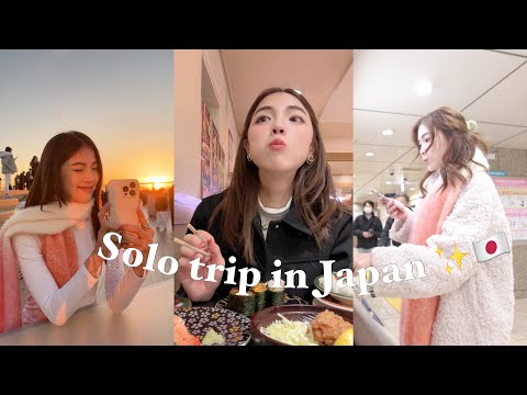 Solo Travel Vlog in JAPAN ✨🇯🇵 一个人的日本旅游 vlog 🍣