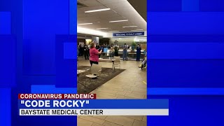 WATCH: Baystate launches 'Code Rocky' to recognize COVID-19 recovery, discharge