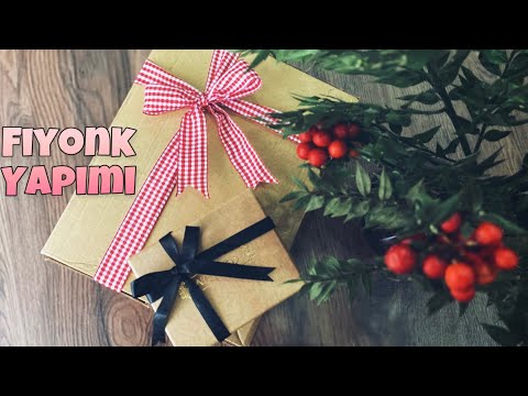 Fiyonk Yapımı ve Hediye Paketleme