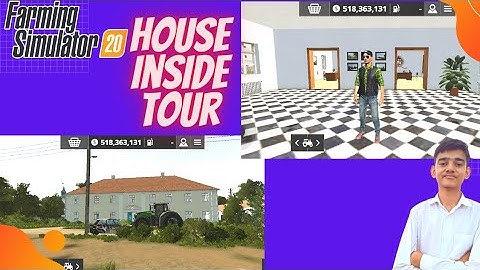 New Map House 🏡 Tour with Interior Look in Fs 20 | First look of Home | New Home Tour | Timelapse |