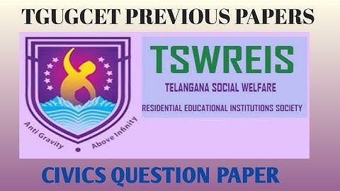 TGUGCET POLITICAL SCIENCE ( CIVICS ) PREVIOUS QUESTION PAPER  2021 // TGUGCET 2021 TEST5 - EHEC //