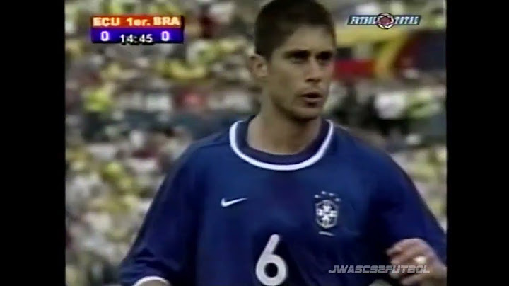2001.03.28 Ecuador 1 - Brasil 0 (Partido Completo 60fps - Clasificatorias Corea-Japón 2002)