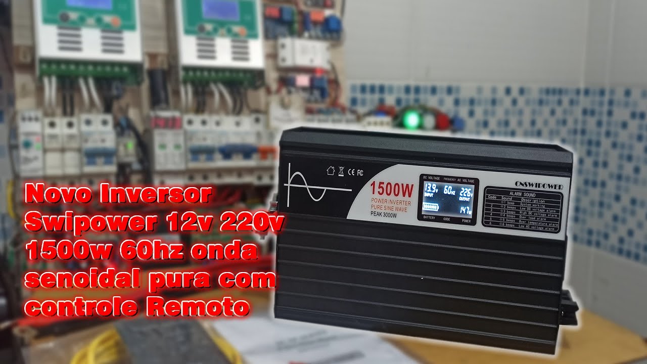 Inversor 12V 220V 1500W (3000W) Onda modificada