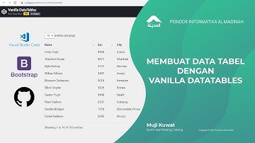 Tutorial Programming Menggunakan Vanilla Datatables Pada Tabel Data