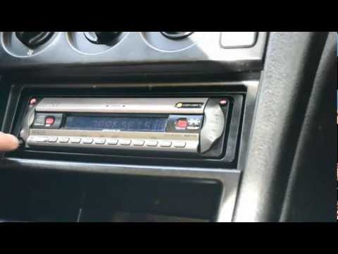 How to remove a car radio without special tools ( keys ) e.g. sony cdx-R3350