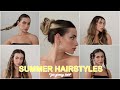 5 cute &amp; easy Sommer hairstyles | Nastasja