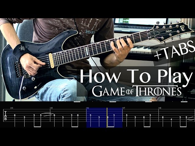 Theme Game of thrones tab 1  Guitar tabs songs, Guitar lessons songs,  Guitar chords