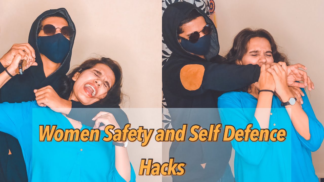 Women Safety and Self defence Hacks Life saving hacks YouTube