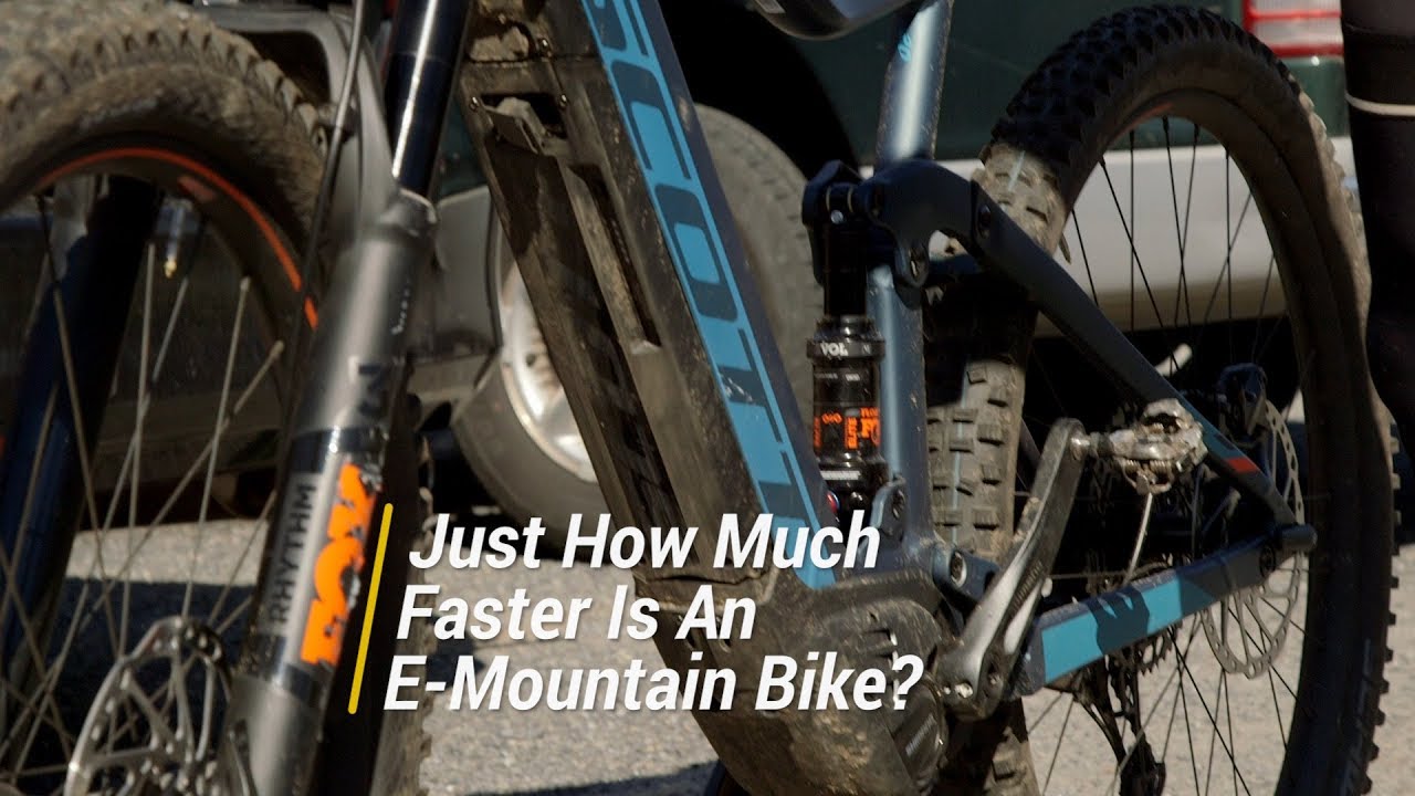 Just How Much Faster is an EMountain Bike? YouTube