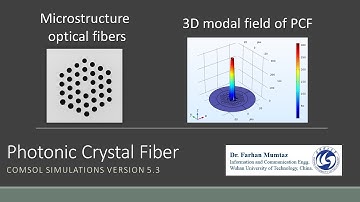 || COMSOL SIMULATIONS || || Microstructured optical fibers|| || PCF || [Part - 3/4]