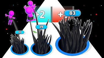 Dark Hole 3D Level Up - Attack Hole Satisfying ASMR Gameplay (Android iOS)