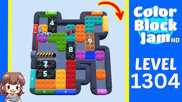 Color Block Jam Level 1304 Solution Walkthrough